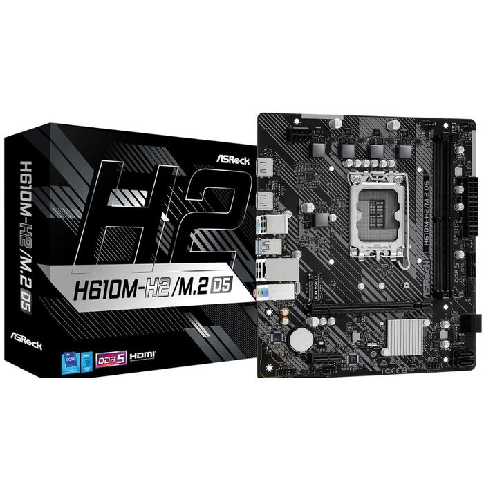 Carte Mère ASRock 90-MXBML0-A0UAYZ LGA 1700 INTEL H610 Carte Mère ASRock 90-MXBML0-A0UAYZ LGA 1700 INTEL H610