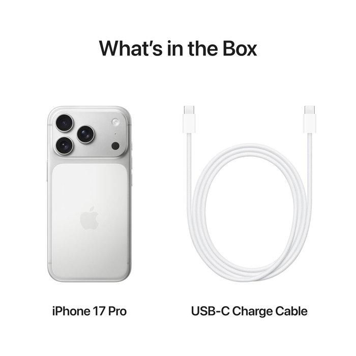 Smartphone Apple IPHONE 17 PRO 6,3" A19 Pro 256 GB Argenté Smartphone Apple IPHONE 17 PRO 6,3" A19 Pro 256 GB Argenté