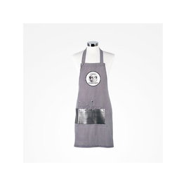ZZMEN Tablier de cuisine professionnel avec fermeture à boucle - Polyester - 87 x 87 cm
