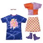 Mattel - Pack de robes et accessoires pour poupée Barbie, looks de mode - Modèles assortis, jeu en espagnol/portugais, à partir de 3 ans