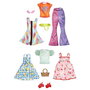 Mattel - Pack de robes et accessoires pour poupée Barbie, looks de mode - Modèles assortis, jeu en espagnol/portugais, à partir de 3 ans