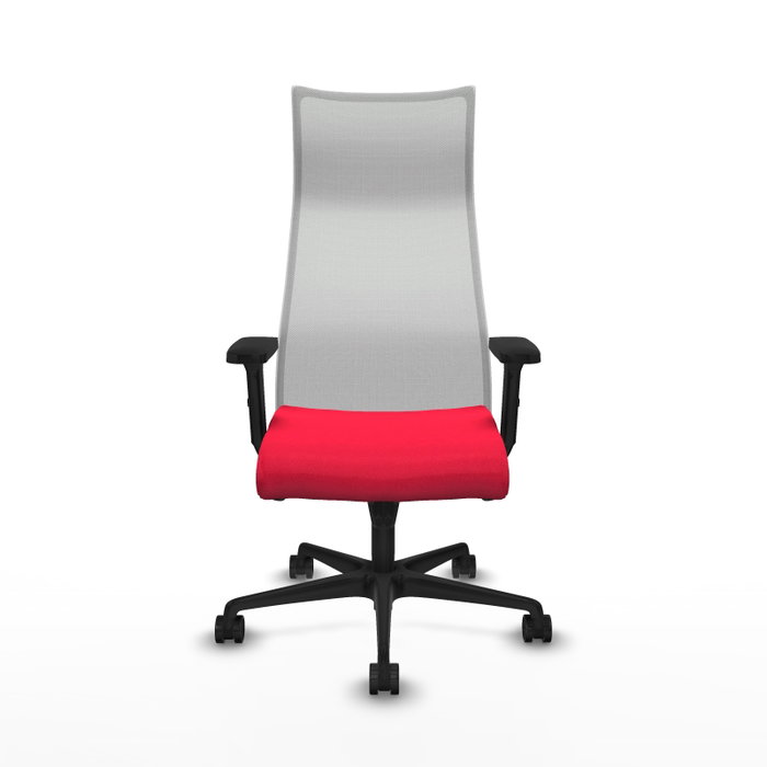 Piqueras y Crespo Albacete Chaise de Bureau Rouge et Blanc