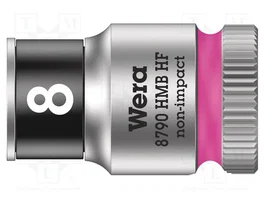 WERA Douille 6 pans HEX 8mm 3/8 po 29mm