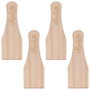 Cook Concept Jeu de 4 spatules raclette en bois de pin