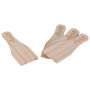 Cook Concept Jeu de 4 spatules raclette en bois de pin