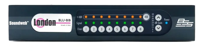 BSS BLU-BIB Soundweb London Expander d'entrée 8 canaux analogique pour bus audio numérique