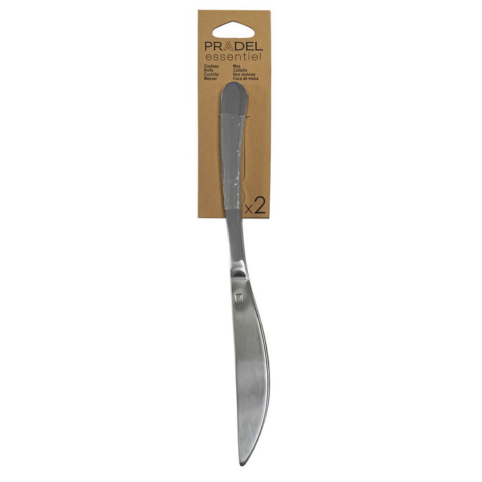 Pradel Set 2 Couteaux Ondine Acier Inoxydable 18-0 - 1,5 mm Finition Brillo