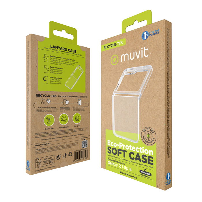 Protection pour téléphone portable Muvit for Change Galaxy Z Flip6