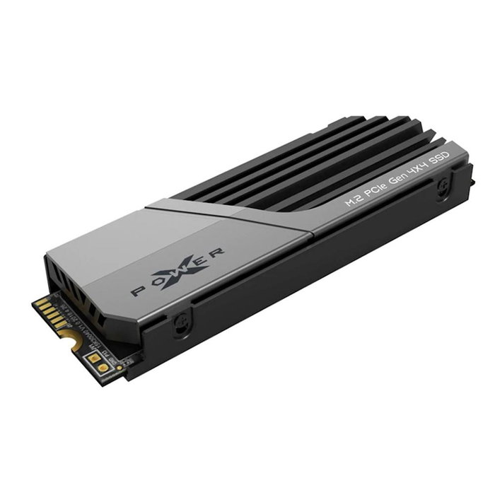 Silicon Power XS70 SSD 2TB NVMe PCIe Gen 4x4 Interne M.2 Disque Dur Solide avec Dissipateur Thermique