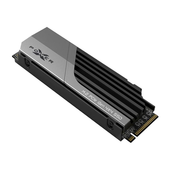 Silicon Power XS70 SSD 2TB NVMe PCIe Gen 4x4 Interne M.2 Disque Dur Solide avec Dissipateur Thermique
