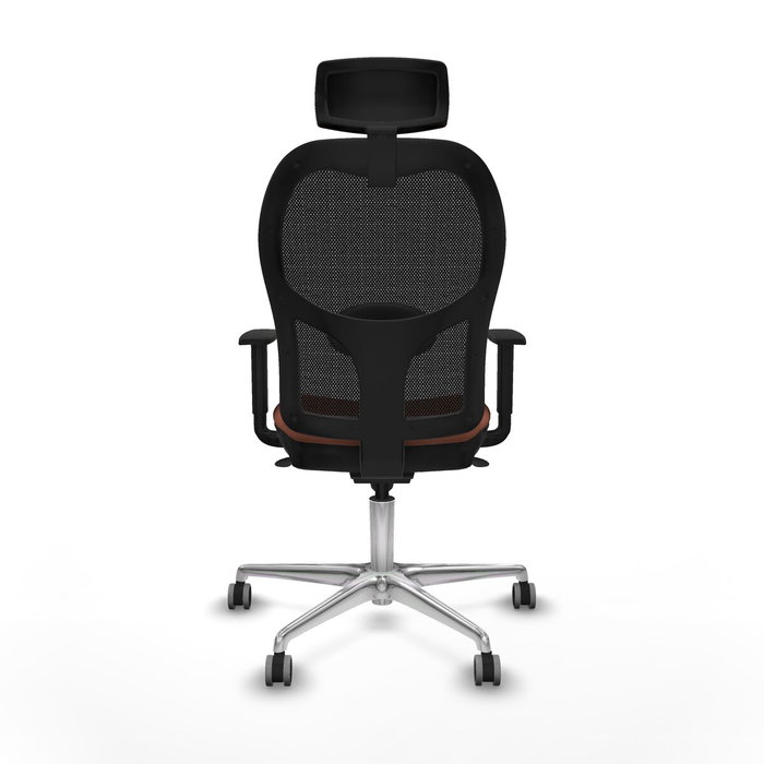 Piqueras y Crespo Chaise de Bureau avec Appui-tête 1D086G2 Marron Noir Piqueras y Crespo Chaise de Bureau avec Appui-tête 1D086G2 Marron Noir