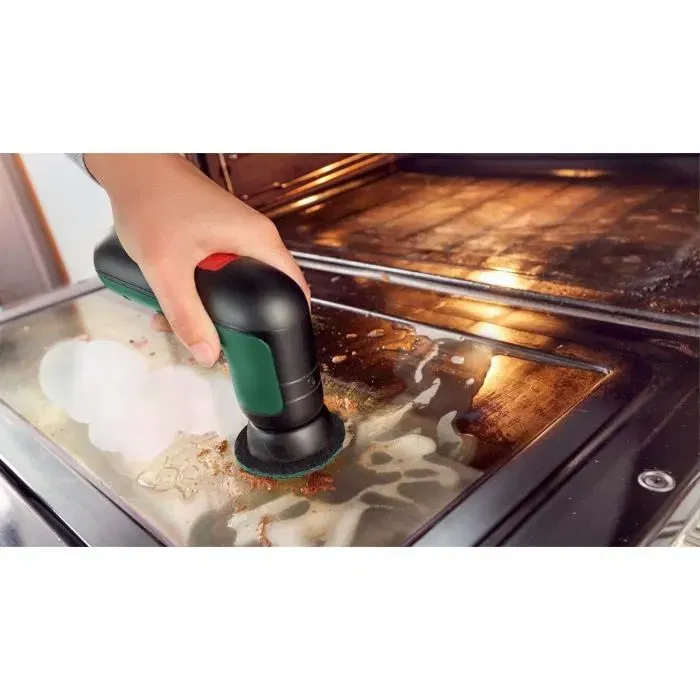 Bosch UniversalBrush - Brosse électrique multifonction sans fil USB 3,6V pour nettoyage de surfaces (carrelage, cuisinière, casseroles)