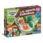 Clementoni - Les Apprentis Explorateurs - Coffret de Découverte avec Jumelles, Loupe, Moule à Empreintes et Plâtre - Jeu Éducatif Scientifique