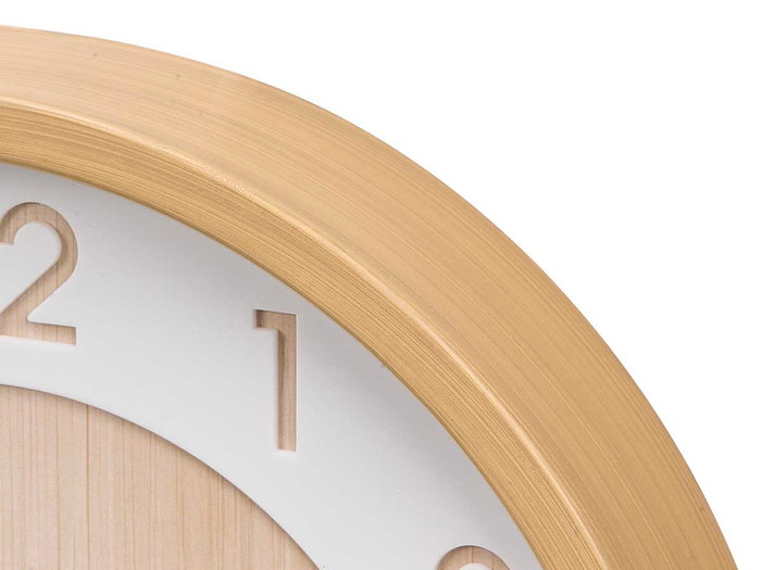 GIFTDECOR Horloge murale effet bois 30cm Madera-Blanco GIFTDECOR Horloge murale effet bois 30cm Madera-Blanco