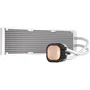 Corsair CW-9060095-WW Nautilus 360 ARGB - Refroidisseur liquide tout-en-un pour CPU avec ventilateurs ARGB, blanc