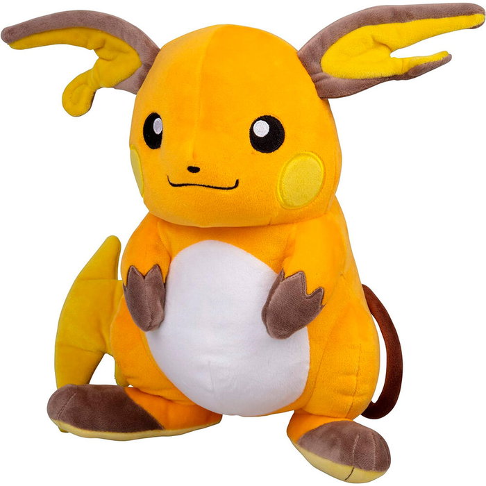 JAZWARES Peluche Pokémon Raichu - Peluche Officielle - Taille 25 cm