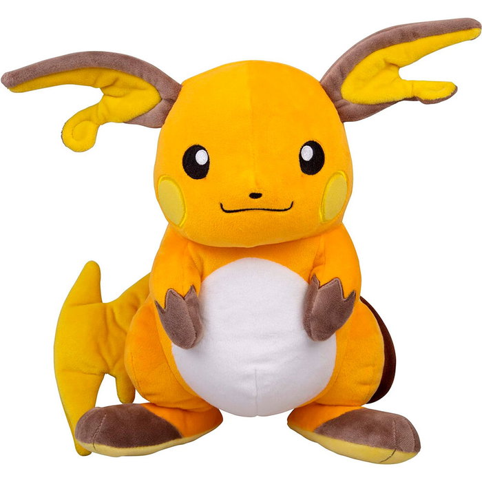 JAZWARES Peluche Pokémon Raichu - Peluche Officielle - Taille 25 cm
