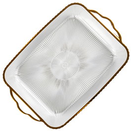 Home Deco Factory Plateau de service rectangulaire 41 cm MIRAGE