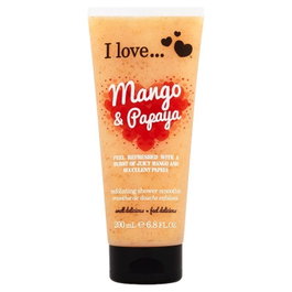 I Love Gel douche exfoliant Mangue et papaye 200 ml