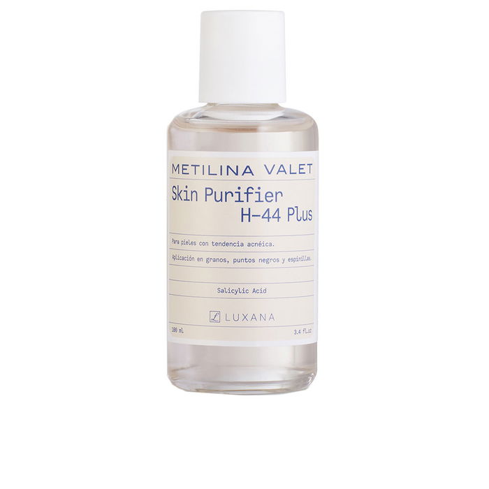 Metilina Valet Purificateur de Peau H-44 PLUS Fluide Nettoyant Ciblé pour Imperfections et Acné, 100 ml