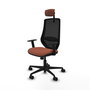Chaise de Bureau Piqueras y Crespo D036N2W Marron Noir
