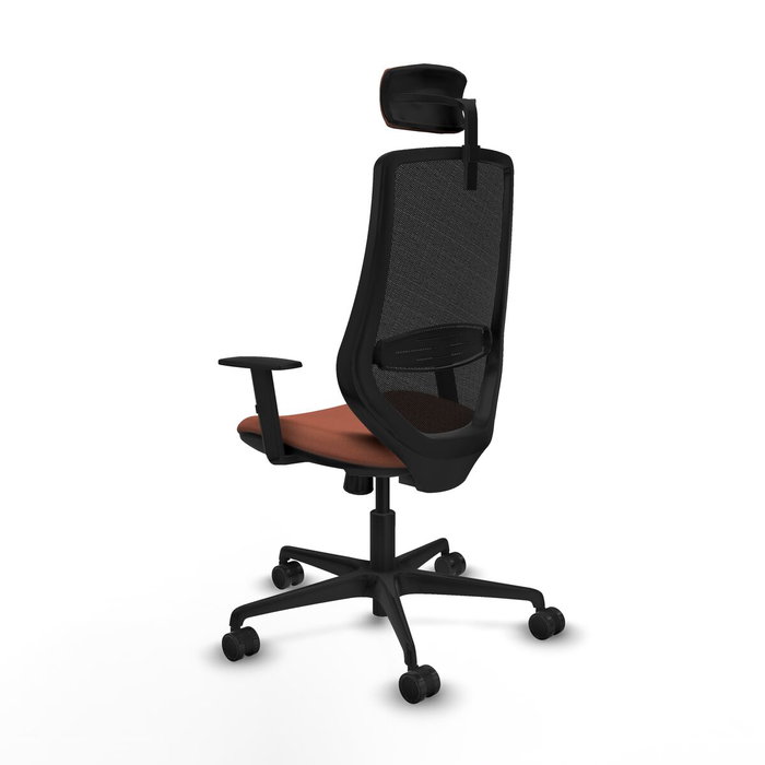 Chaise de Bureau Piqueras y Crespo D036N2W Marron Noir