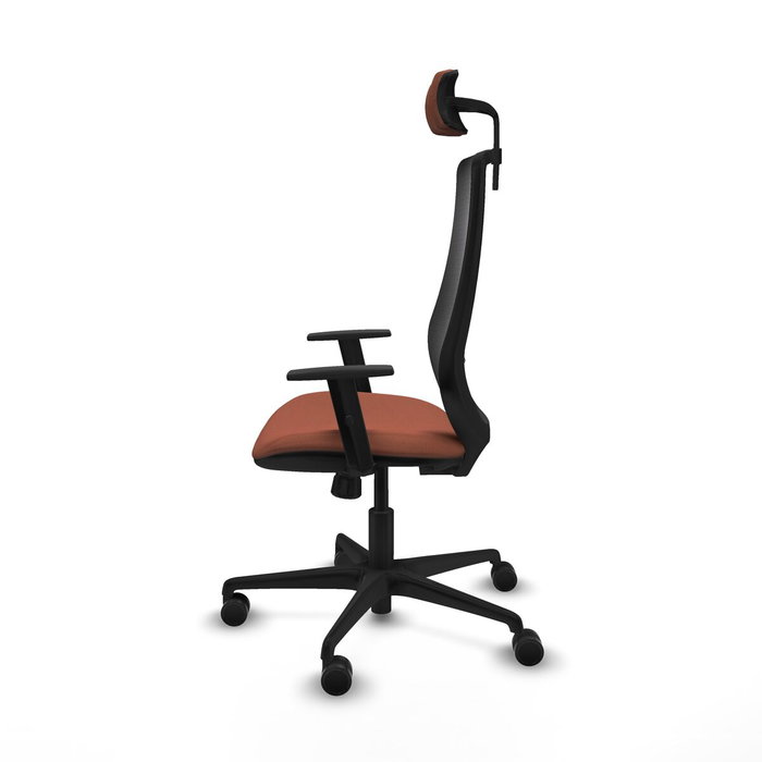 Chaise de Bureau Piqueras y Crespo D036N2W Marron Noir