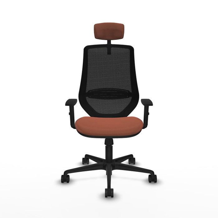 Chaise de Bureau Piqueras y Crespo D036N2W Marron Noir