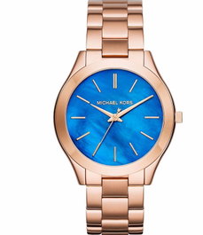 Michael Kors MK3494 Or rose et bleu