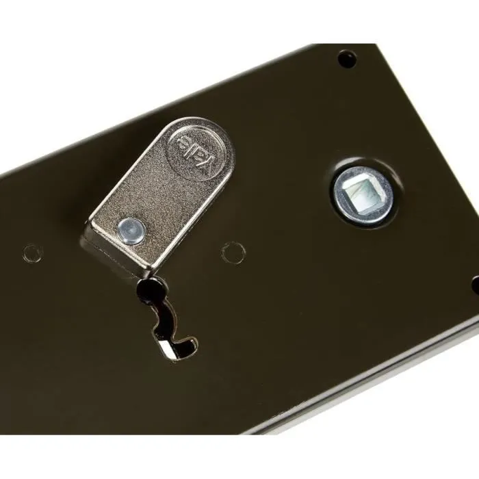 Yale YAH36G Serrure en applique horizontale à fouillot, couleur kaki pour porte intérieure (sécurité niveau 2, acier verni) avec 2 clés