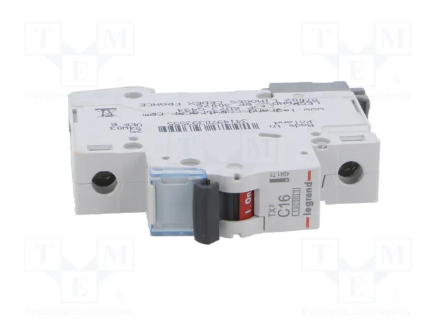 LEGRAND Disjoncteur S310 TX 16A 230VAC 1P 10kA LEGRAND Disjoncteur S310 TX 16A 230VAC 1P 10kA