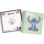 Disney Pendentif Cœur Stitch - Colgante Corazon en Laiton Argenté