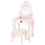 Color Baby Woomax-Tocador en bois avec lumière et accessoires 48x32x92cm