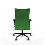 Piqueras Y Crespo Chaise de bureau Albacete, Vert, Mécanisme Sincro, Accoudoirs 1D