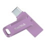 SanDisk Ultra Dual Drive Go 256GB - USB-C / USB 3.2 Gen 1 - Lavande