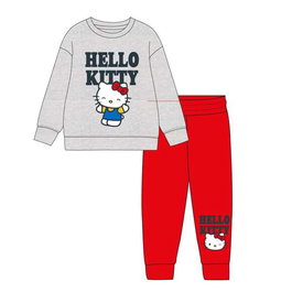 Cerdá Chandal Cotton Brushed Hello Kitty - Taille 6 ans en gris