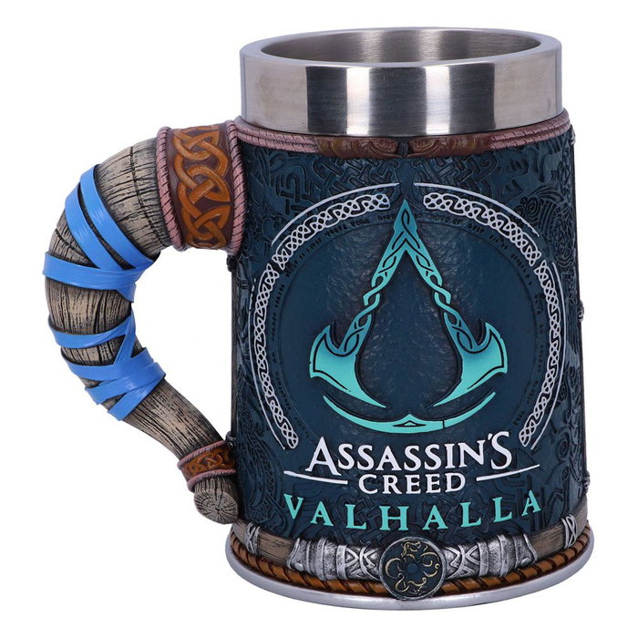 Nemesis Now Chope Assassin's Creed Valhalla Logo en résine peinte à la main