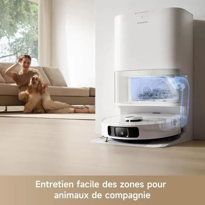 Dreame L10s Ultra Gen 2 - Robot aspirateur laveur avec station de vidange automatique - 10 000 Pa - Technologie MopExtend RoboSwing