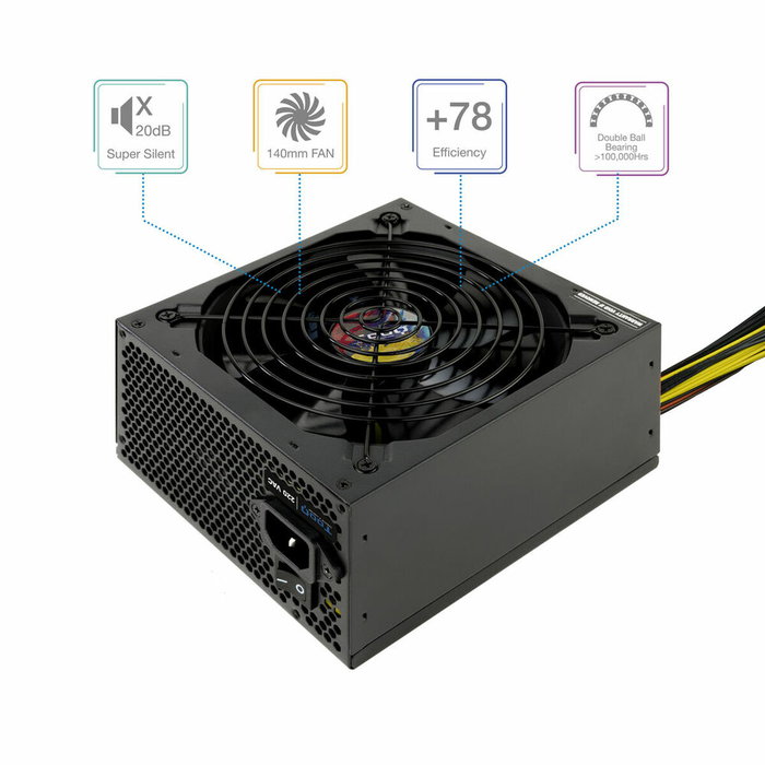 Bloc d’Alimentation TooQ TQAPOLO-700SP 700 W CE - RoHS Bloc d’Alimentation TooQ TQAPOLO-700SP 700 W CE - RoHS