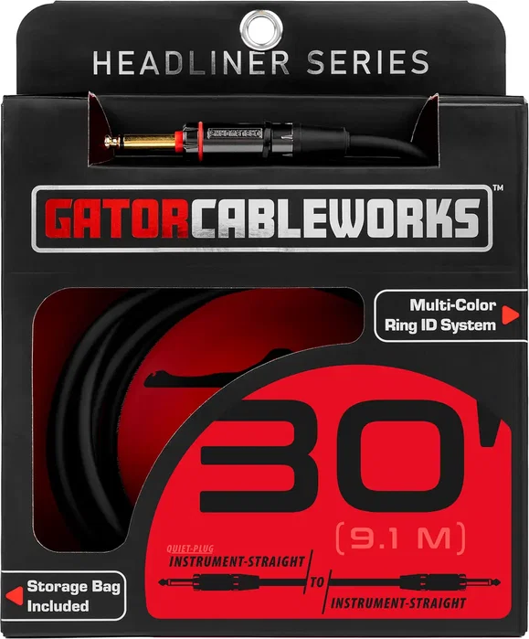 CABLEWORKS Câble Instrument Jack/Jack avec Silent 9 mètres CABLEWORKS Câble Instrument Jack/Jack avec Silent 9 mètres