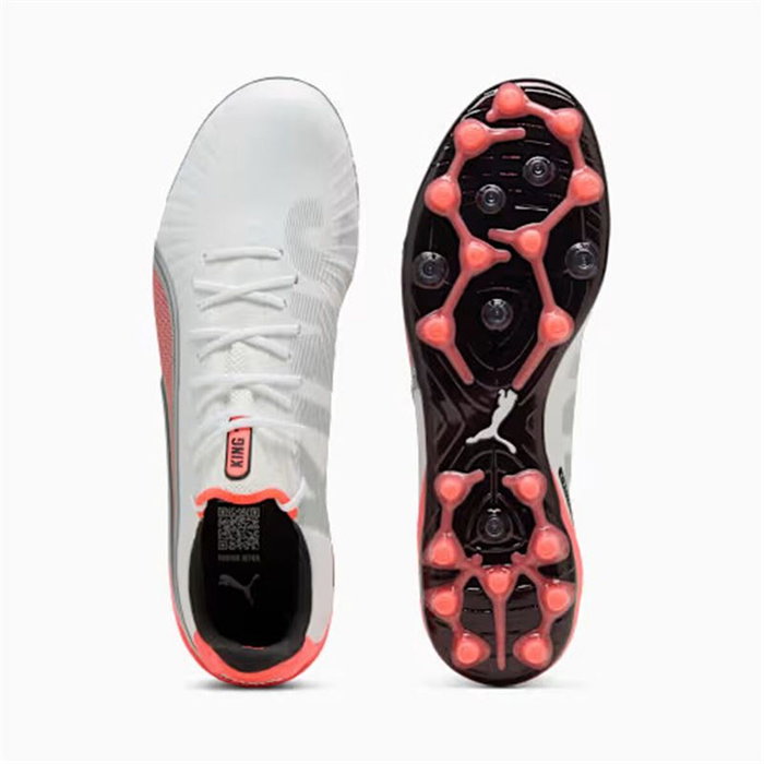 Chaussures de Football pour Adultes Puma King Ultimate Mg Blanc