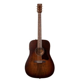 A&L Americana Bourbon Burst Dreadnought Guitare Acoustique-Électrique avec Fishman Presys II