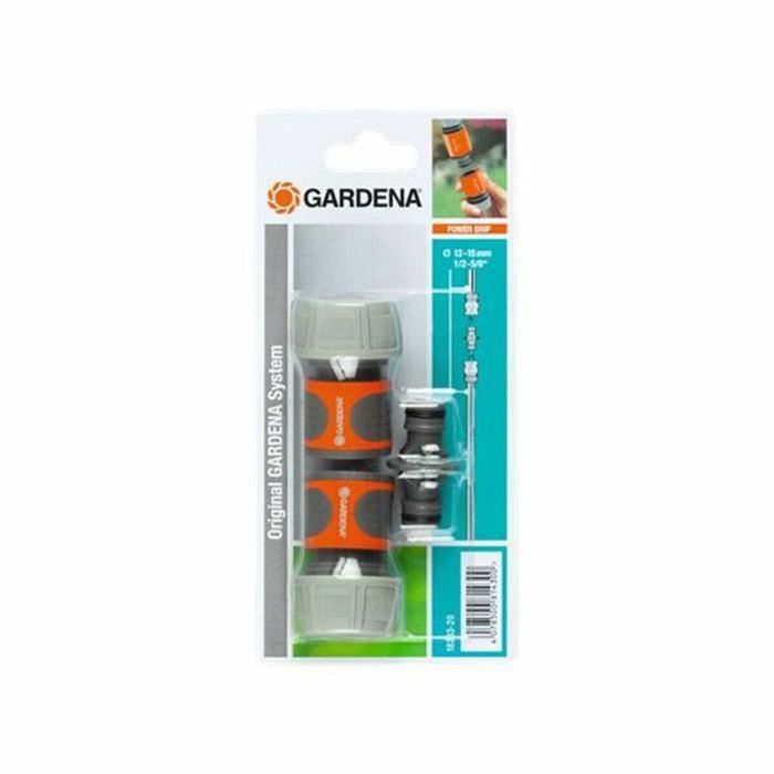 Gardena Kit d'arrosage pour tuyau Ø19mm avec 2 raccords rapides et connecteur 3/4 pouces