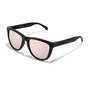 Northweek Lunettes de Soleil Rectangulaires Polarisées Monture Noire Verres Rose/Or Unisexe Nylon