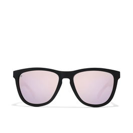Northweek Lunettes de Soleil Rectangulaires Polarisées Monture Noire Verres Rose/Or Unisexe Nylon