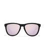 Northweek Lunettes de Soleil Rectangulaires Polarisées Monture Noire Verres Rose/Or Unisexe Nylon