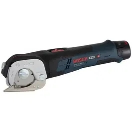 Bosch Professional Cisaille universelle sans fil 12V GUSV-300 - Outil de coupe polyvalent pour PVC, tapis, carton, cuir, tissus (jusqu'à 11 mm d'épaisseur)