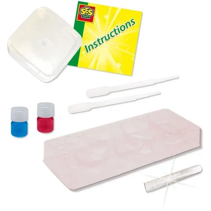 SES CREATIVE Moule à savonnettes Galaxie pour enfants à partir de 7 ans - Blanc - Garantie 2 ans