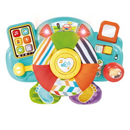 V-Tech Baby Volante Jeux et Activités 80-567522 Volant Interactif Espagnol +6 Mois