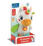 Clementoni Peluche Éducative Licorne pour Bébé, avec Mélodies, Chansons, Apprentissage des Lettres, Nombres et Couleurs, Multisensorielle, Dès 6 Mois - Réf. 55500 Baby